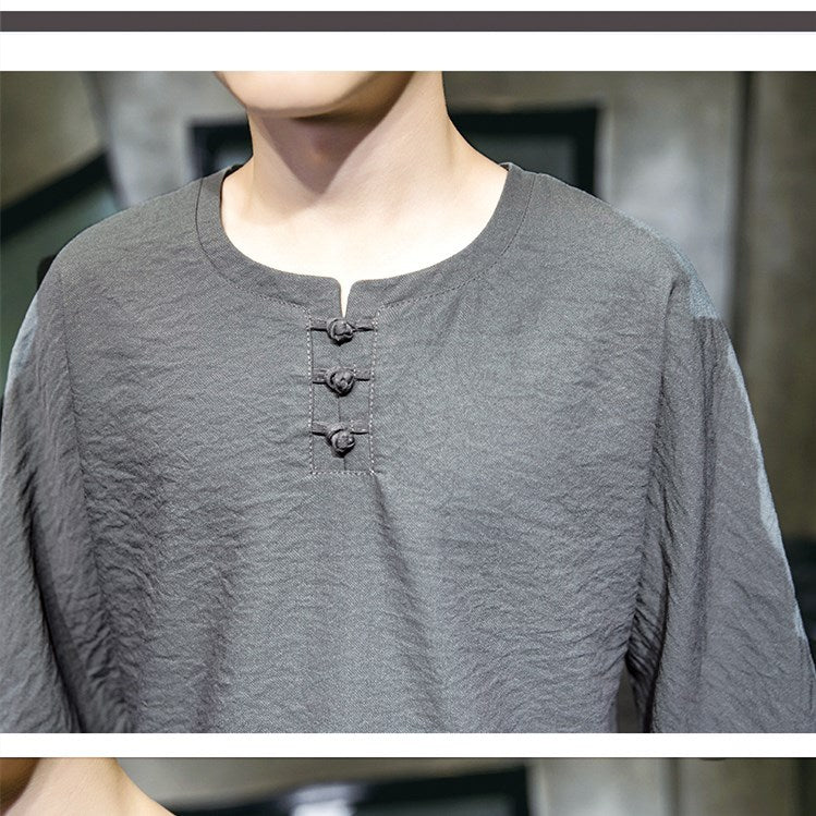 Ethnic Style Cotton & Linen Suit – Timeless Elegance for Every Occasion - Cottonese.com