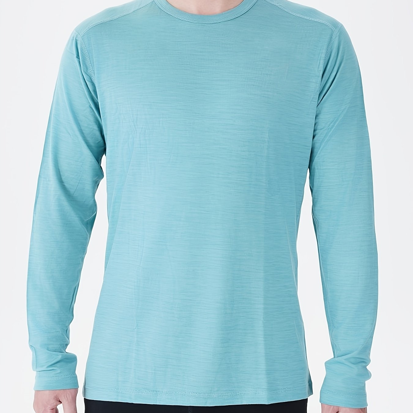 Men's 100% Merino Wool Long-Sleeve Thermal Under Shirt – The Ultimate Base Layer for Outdoor Adventures - Cottonese.com