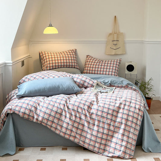 4-Piece Pure Cotton Bedding Set – Soft, Breathable, and Perfect for a Cozy Sleep - Cottonese.com