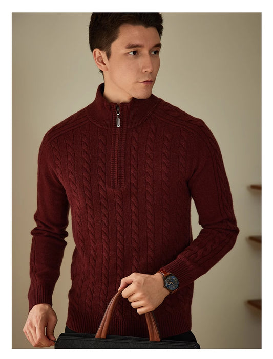 Pure Wool Twisted Sweater - Cottonese.com