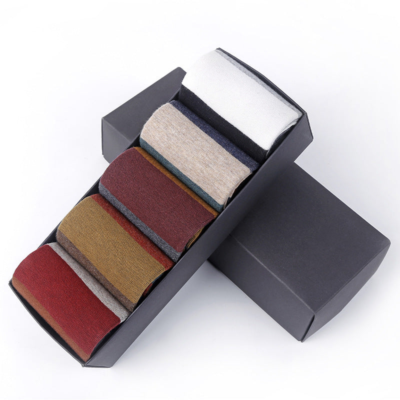 Cotton Colored Fashionable Casual Socks For Men - Cottonese.com