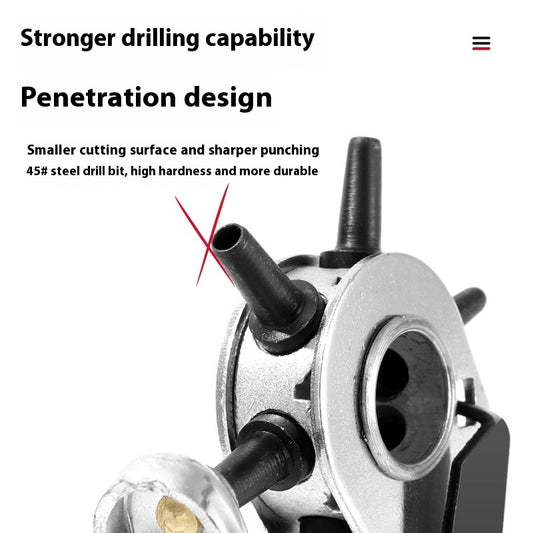 Belt Punch Plier Multi-functional Round Hole Flat Hole Manual Hole Puncher - Cottonese.com