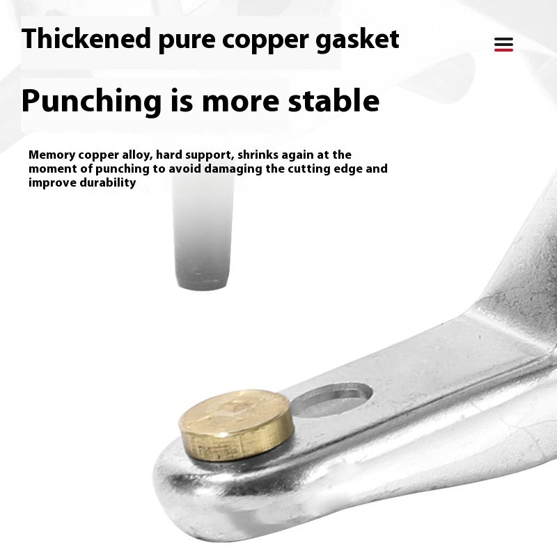 Belt Punch Plier Multi-functional Round Hole Flat Hole Manual Hole Puncher - Cottonese.com