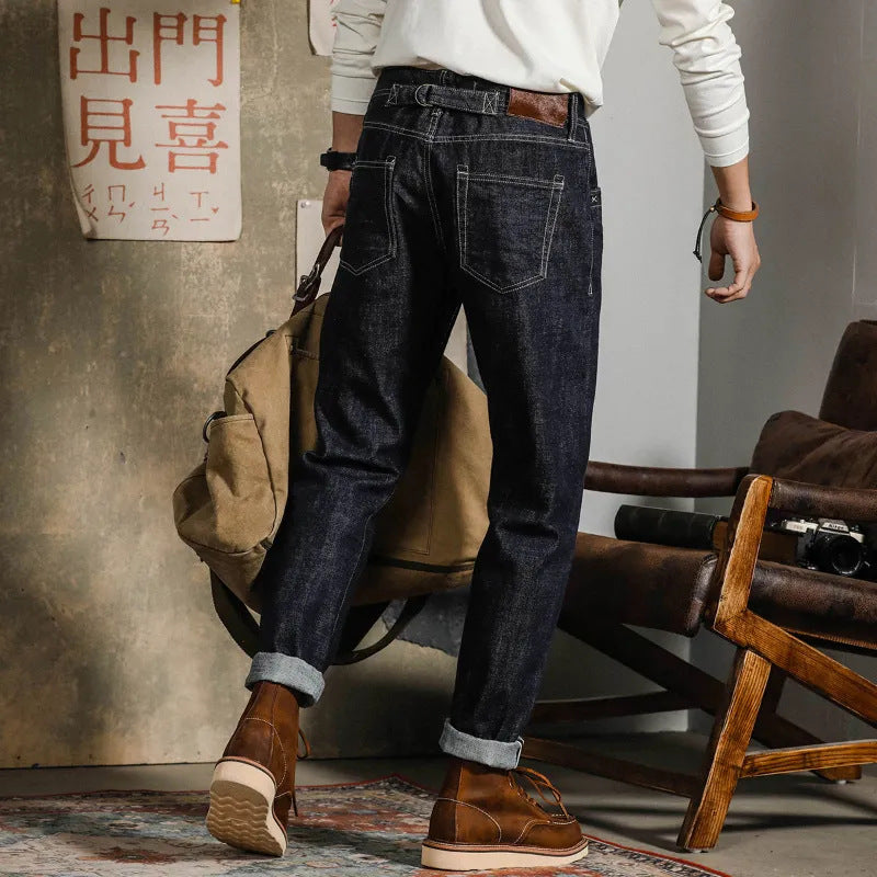 Dark Workwear Primary Color Jeans for Men - Cottonese.com