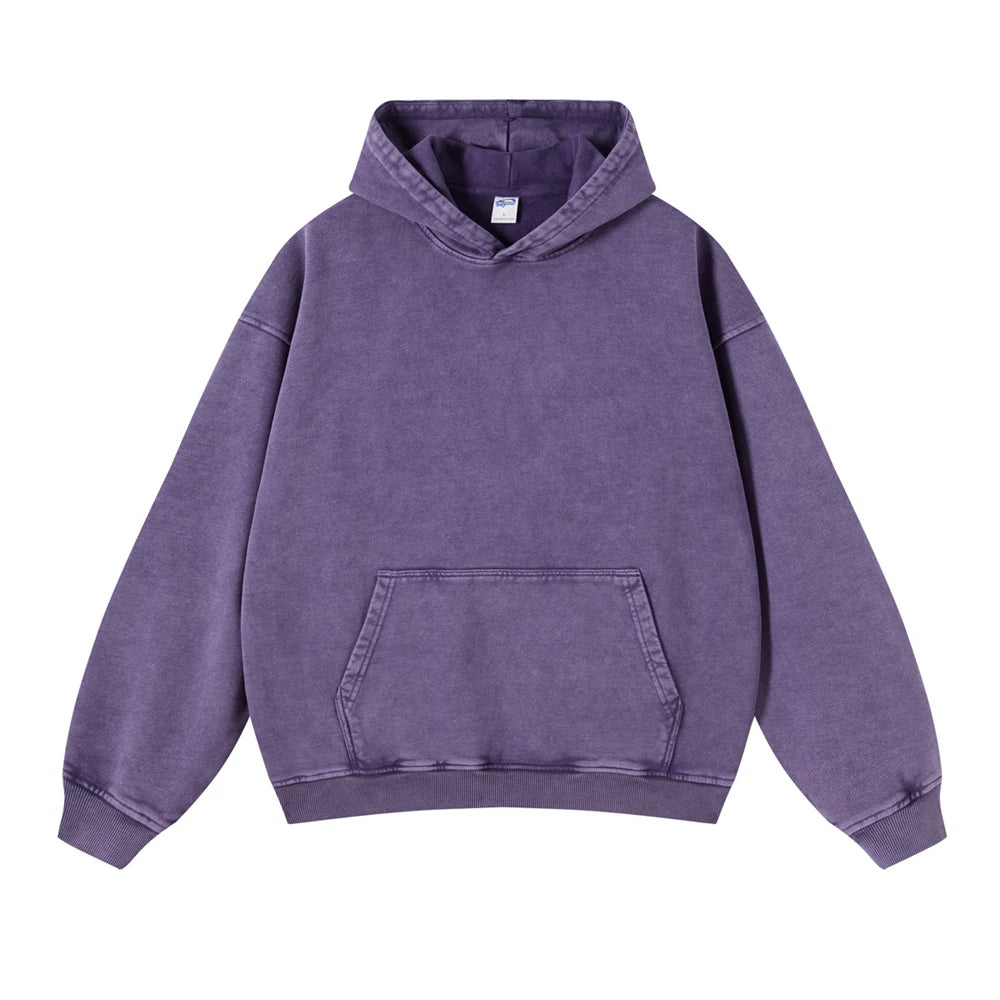 Experience Ultimate Comfort with Our Heavyweight Washed Cotton Hooded Sweatshirts - Cottonese.com