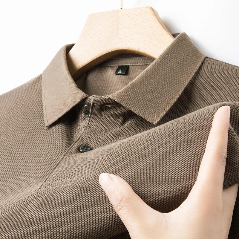 Men's 100% Cotton Polo Shirt – Casual Short Sleeve, Breathable Lapel Tee - Cottonese.com