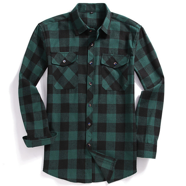 Classic Men's Plaid Flannel Shirt