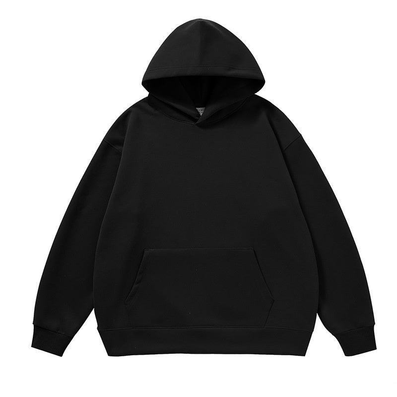 Velvet Padded Hooded Sweatshirt Loose Shoulder - Cottonese.com
