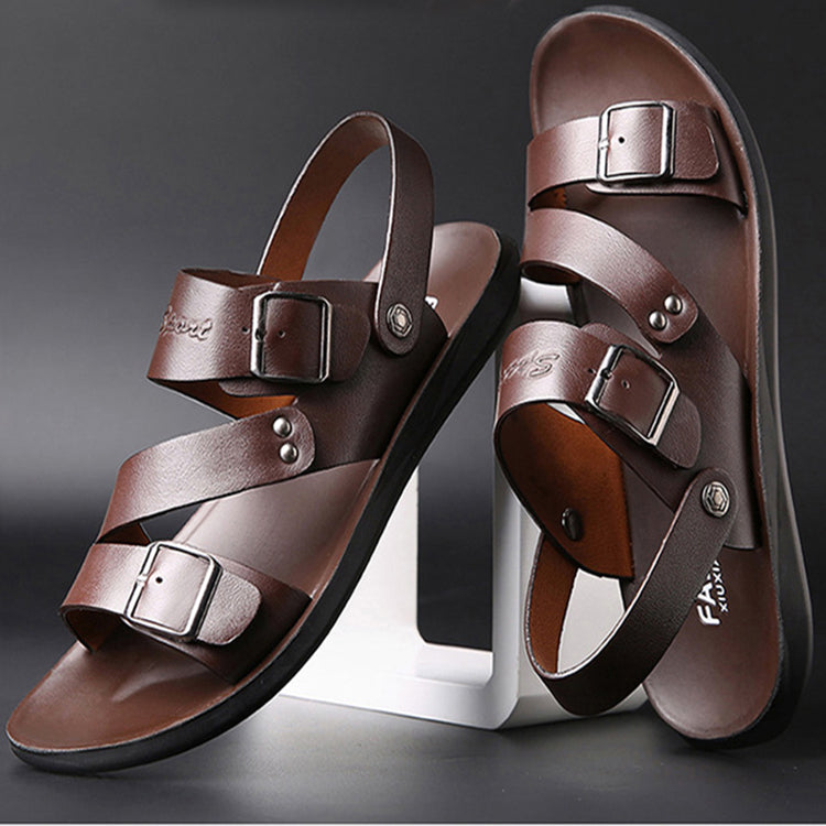 Men's Casual Barefoot Sandals | Natural Comfort & Style Buckle Sandals - Cottonese.com