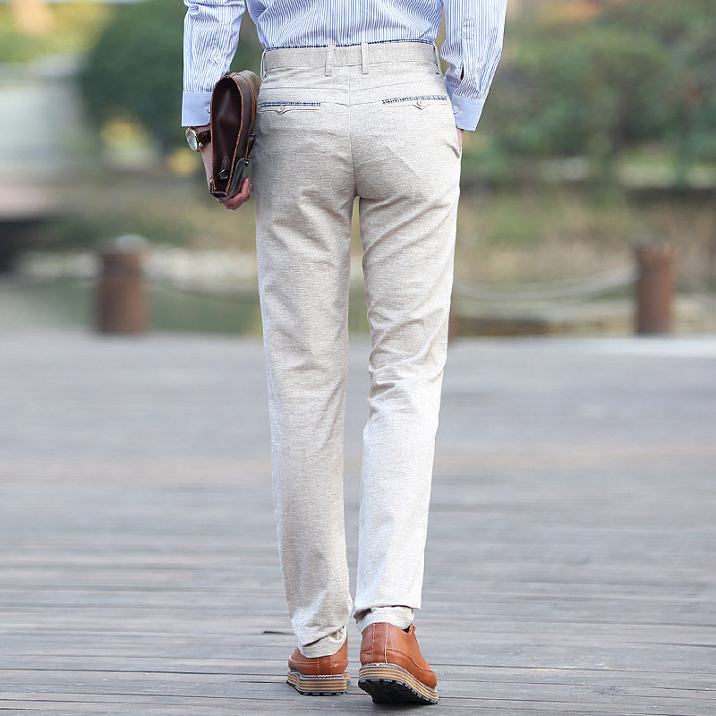 Men's Cotton Hemp Casual Pants – Natural Comfort, Timeless Style - Cottonese.com