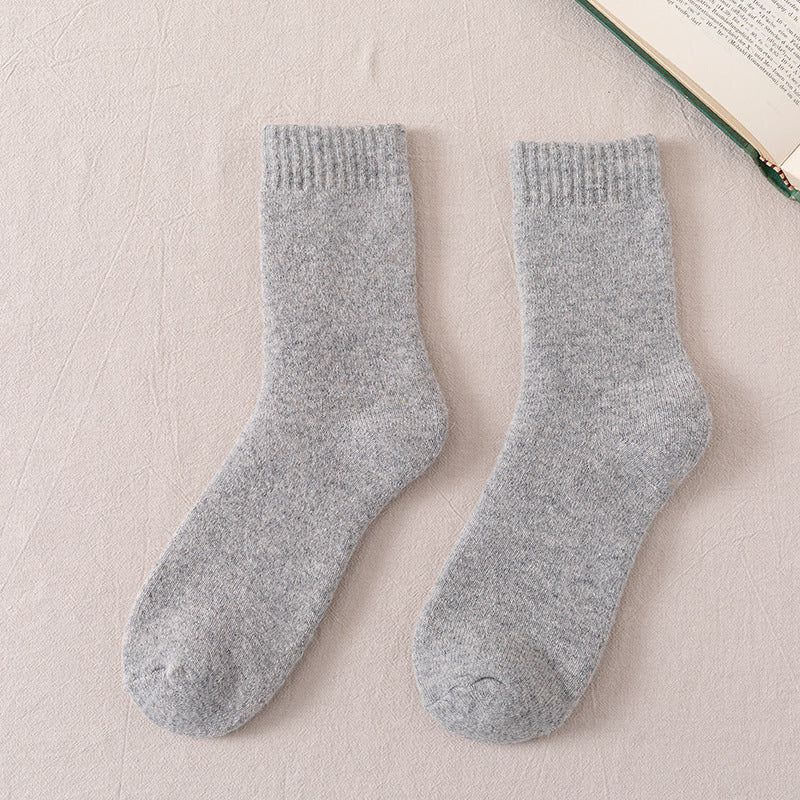 Winter Warm Wool Socks Men Thickened Fleece Lined - Cottonese.com