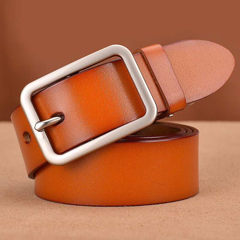 Leather Belt with Buckle – Timeless Style, Everyday Durability - Cottonese.com