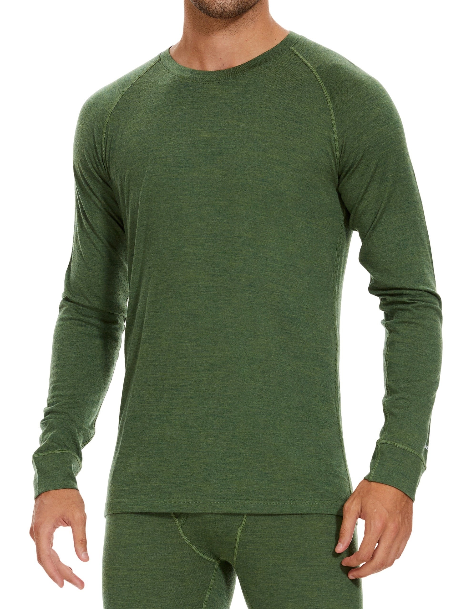 Men's 100% Merino Wool Base Layer Top – Lightweight, Warm, and Perfect for Winter Adventures - Cottonese.com