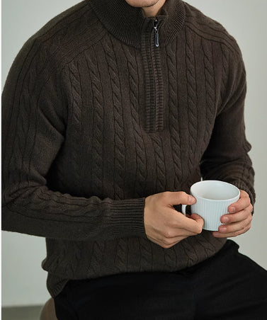 Pure Wool Twisted Sweater - Cottonese.com