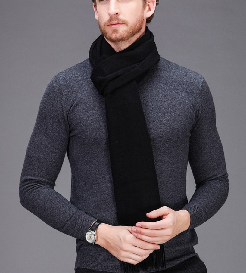 Cashmere Scarf for Men – Warmth Meets Retro Elegance - Cottonese.com