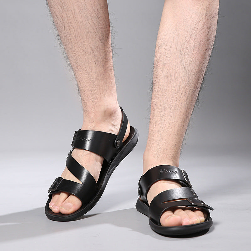Men's Casual Barefoot Sandals | Natural Comfort & Style Buckle Sandals - Cottonese.com