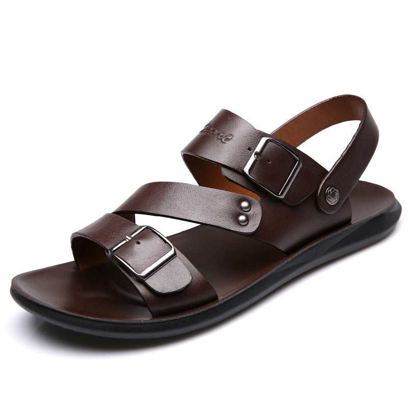 Men's Casual Barefoot Sandals | Natural Comfort & Style Buckle Sandals - Cottonese.com