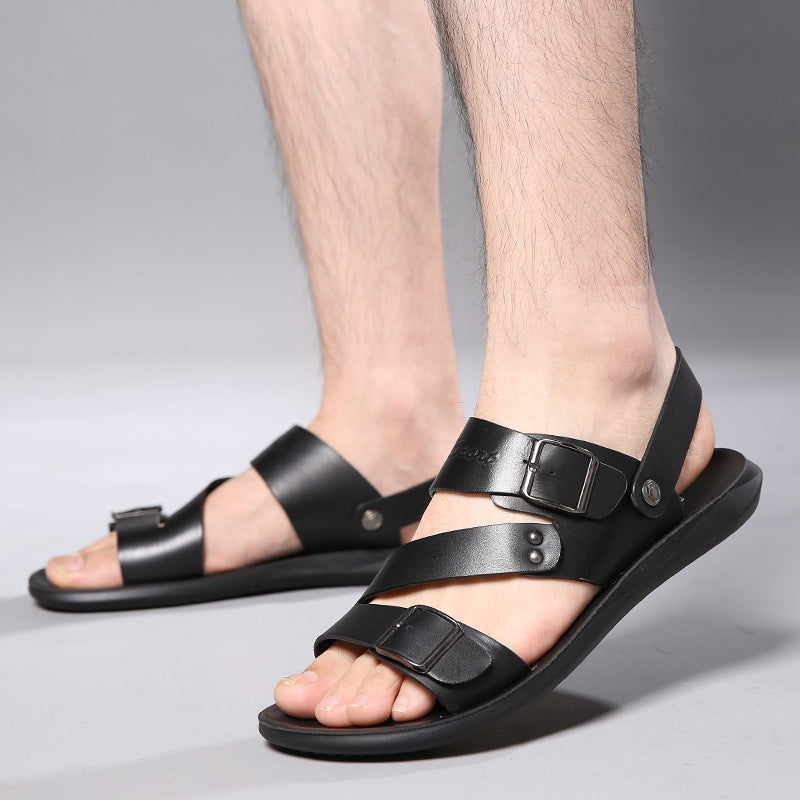 Men's Casual Barefoot Sandals | Natural Comfort & Style Buckle Sandals - Cottonese.com