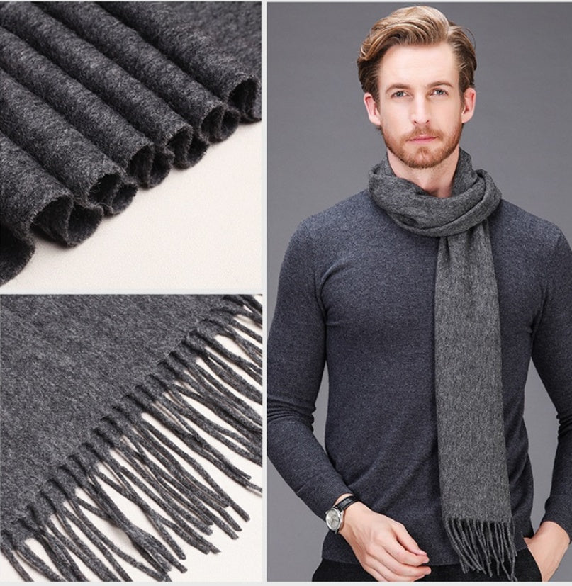 Cashmere Scarf for Men – Warmth Meets Retro Elegance - Cottonese.com