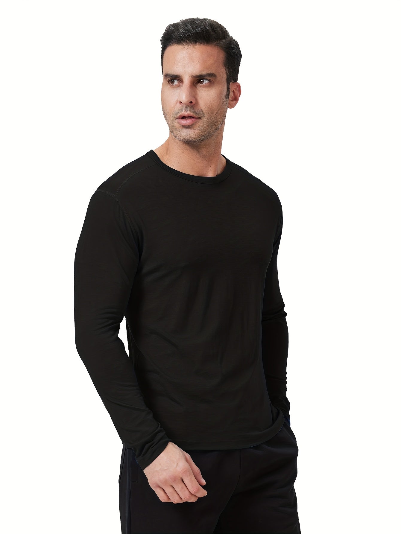 Men's 100% Merino Wool Long-Sleeve Thermal Under Shirt – The Ultimate Base Layer for Outdoor Adventures - Cottonese.com