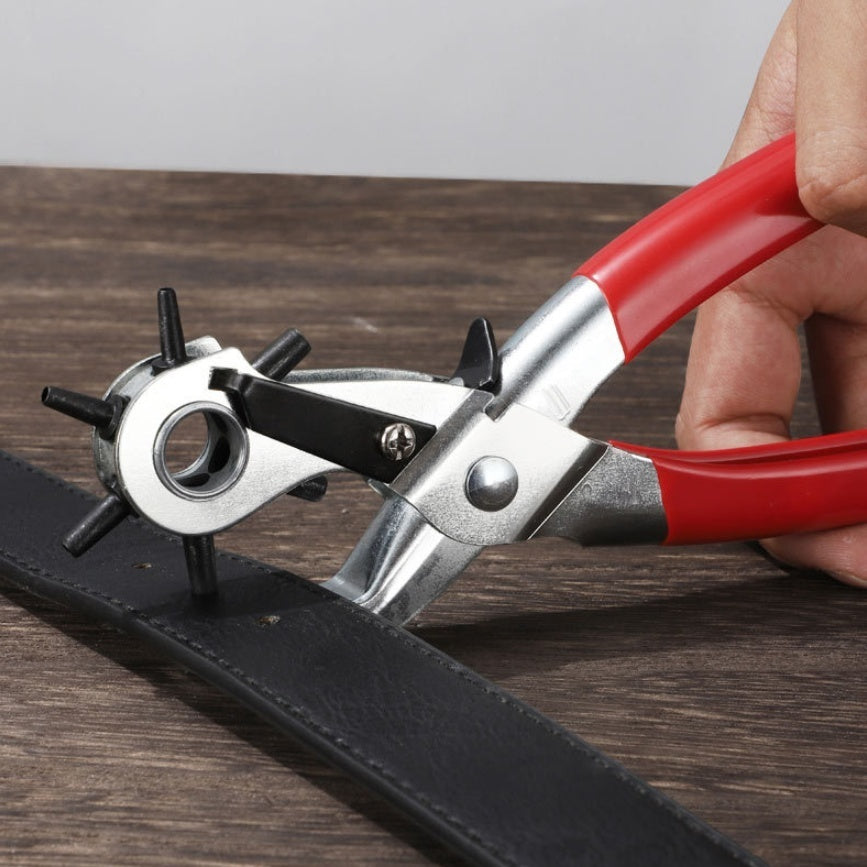Belt Punch Plier Multi-functional Round Hole Flat Hole Manual Hole Puncher - Cottonese.com