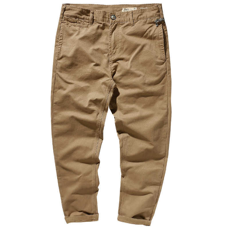 Retro Casual Pants Men's Straight Tapered Trousers - Cottonese.com