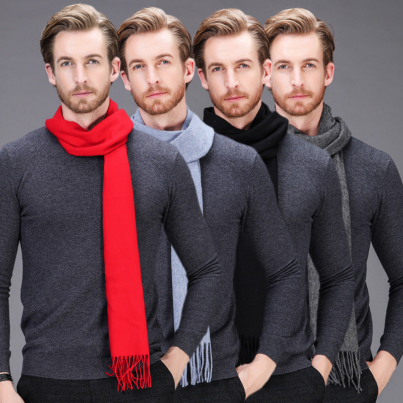 Cashmere Scarf for Men – Warmth Meets Retro Elegance - Cottonese.com