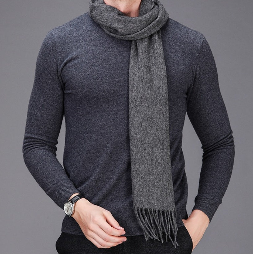 Cashmere Scarf for Men – Warmth Meets Retro Elegance - Cottonese.com