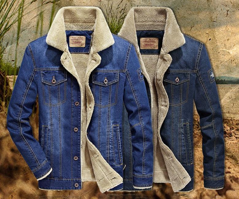 100% Cotton Jeans Men's Coat - Cottonese.com