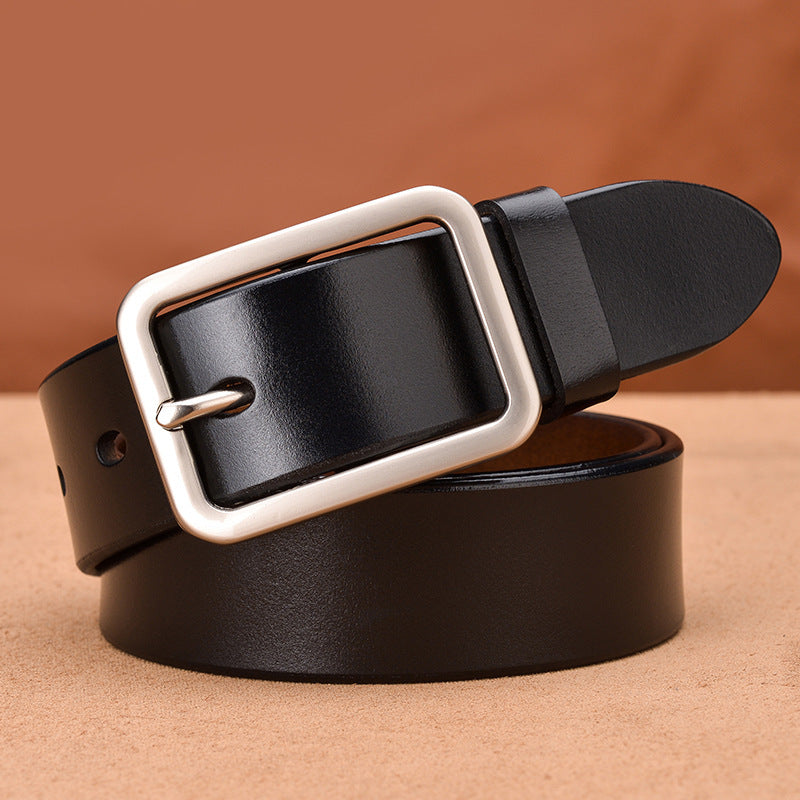 Leather Belt with Buckle – Timeless Style, Everyday Durability - Cottonese.com