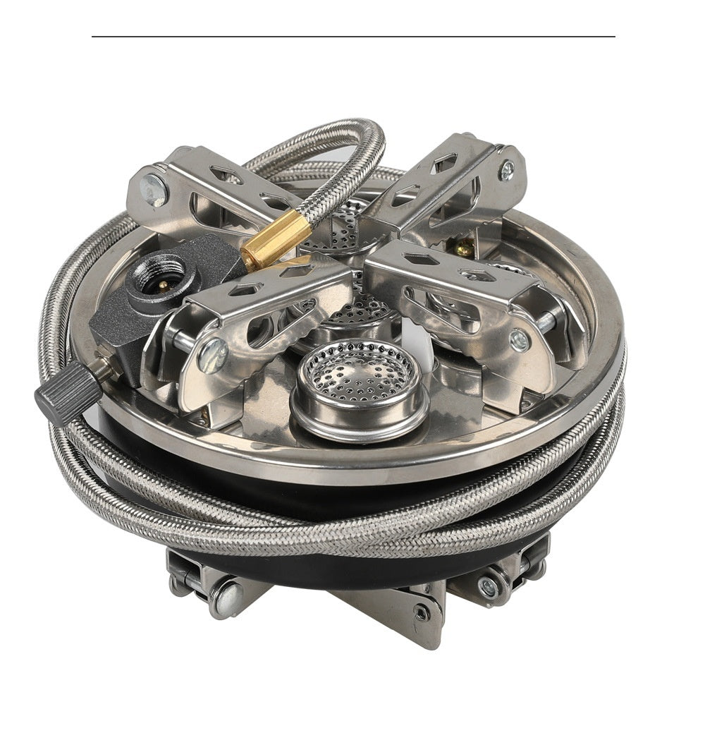 Portable Foldable Camping Split Stove – Adventure-Ready Cooking - Cottonese.com