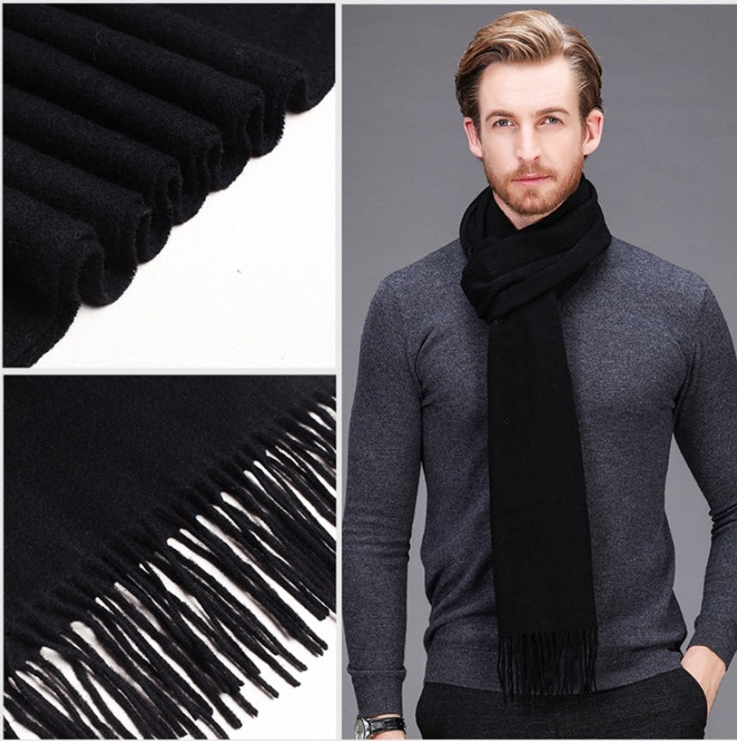 Cashmere Scarf for Men – Warmth Meets Retro Elegance - Cottonese.com