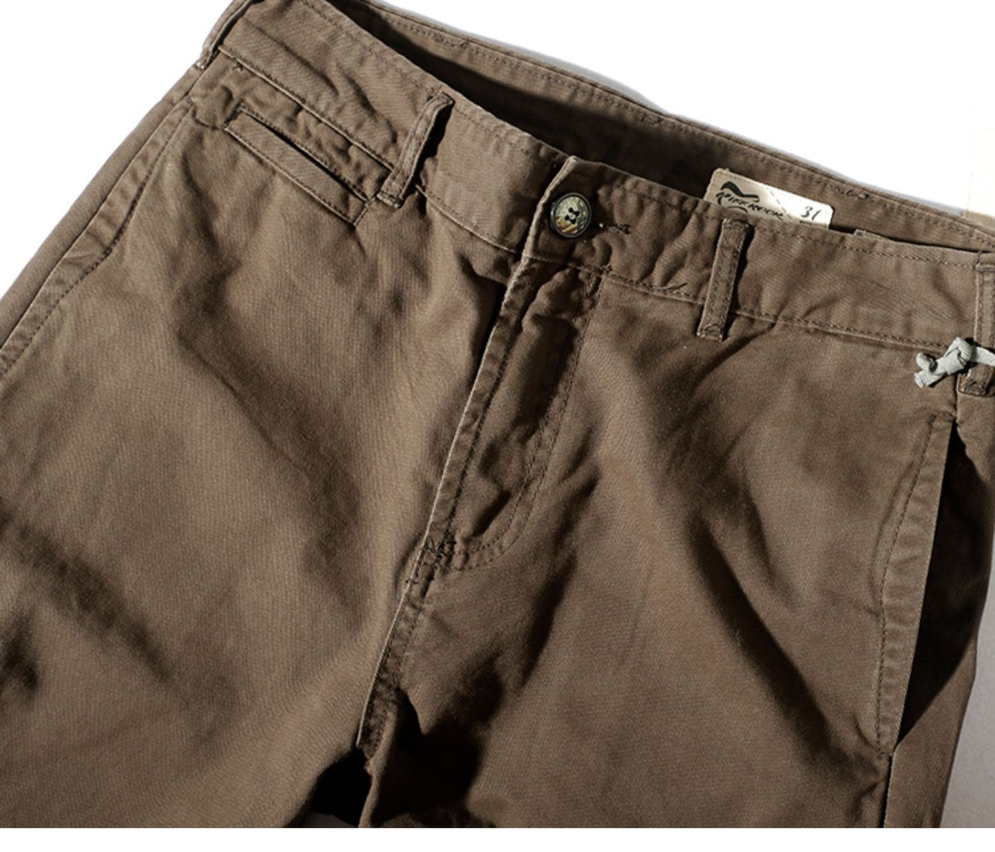 Retro Casual Pants Men's Straight Tapered Trousers - Cottonese.com