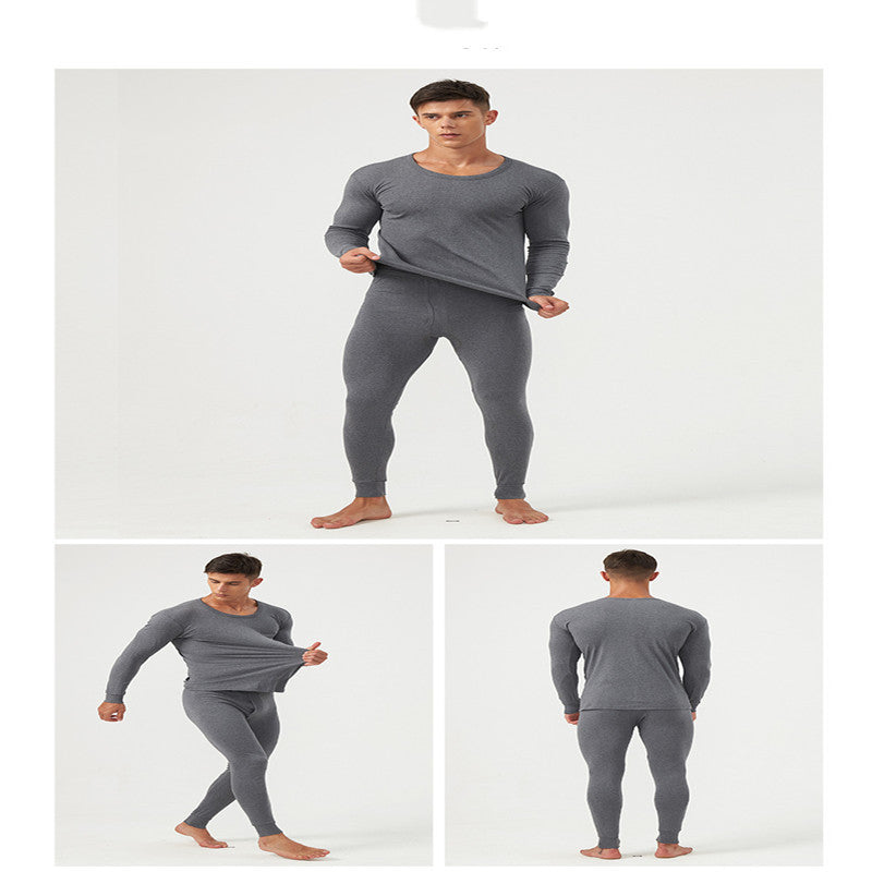 Winter Thermal Underwear For Men's Long Johns Shirt and Pants Set - Cottonese.com