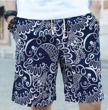Men's Linen Beach Shorts – Effortless Style for Sunny Days - Cottonese.com