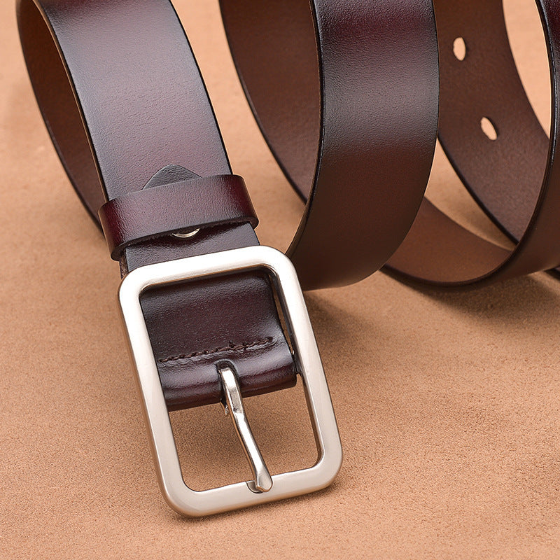 Leather Belt with Buckle – Timeless Style, Everyday Durability - Cottonese.com