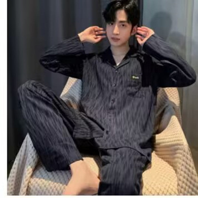 Men's Cotton Long-Sleeved Pajamas – Year-Round Comfort - Cottonese.com
