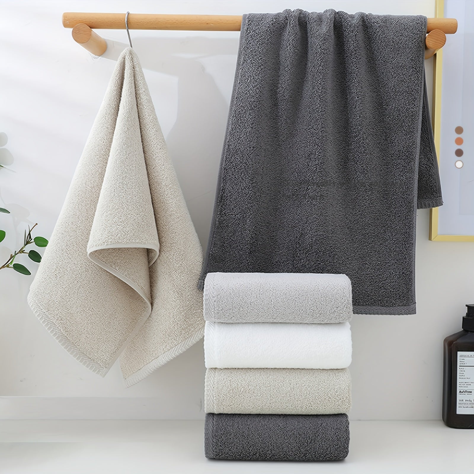 5-Piece 100% Cotton Bath Towel Set – Luxury, Absorbency, and Versatility - Cottonese.com