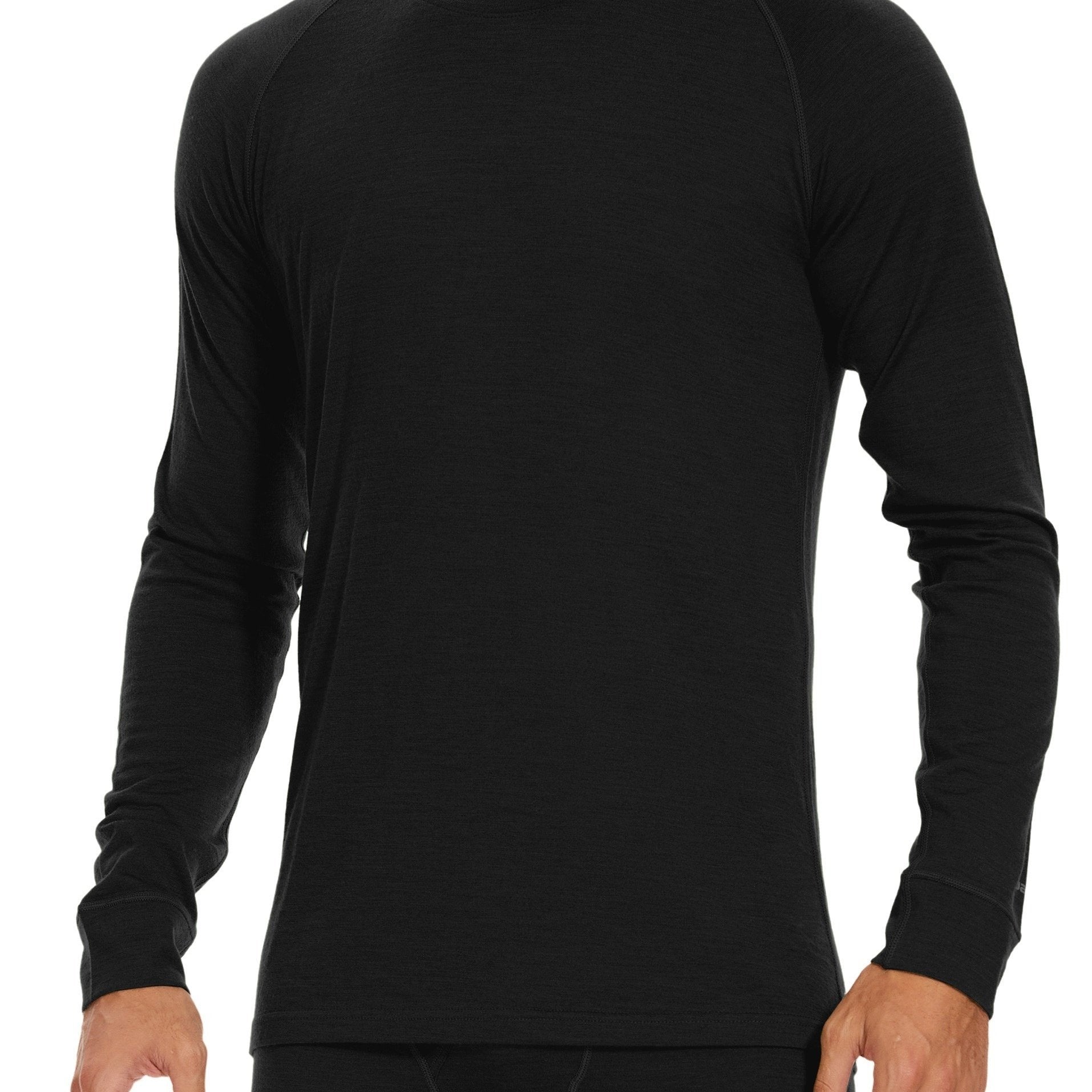 Men's 100% Merino Wool Base Layer Top – Lightweight, Warm, and Perfect for Winter Adventures - Cottonese.com