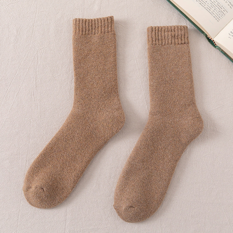 Winter Warm Wool Socks Men Thickened Fleece Lined - Cottonese.com
