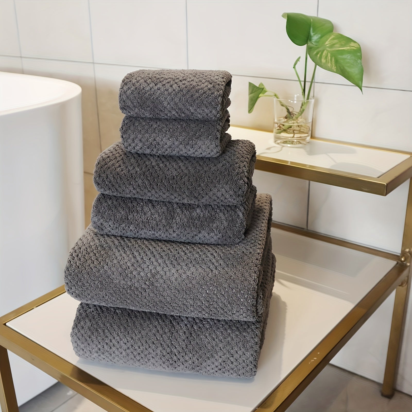 6-Piece Luxury Bath Towel Set – Soft, Absorbent, and Skin-Friendly - Cottonese.com
