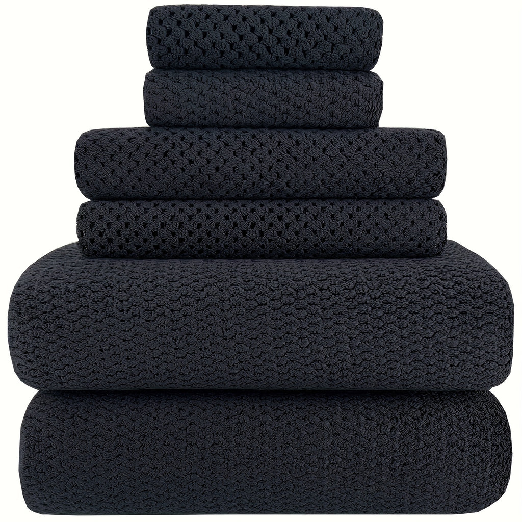 6-Piece Luxury Bath Towel Set – Soft, Absorbent, and Skin-Friendly - Cottonese.com