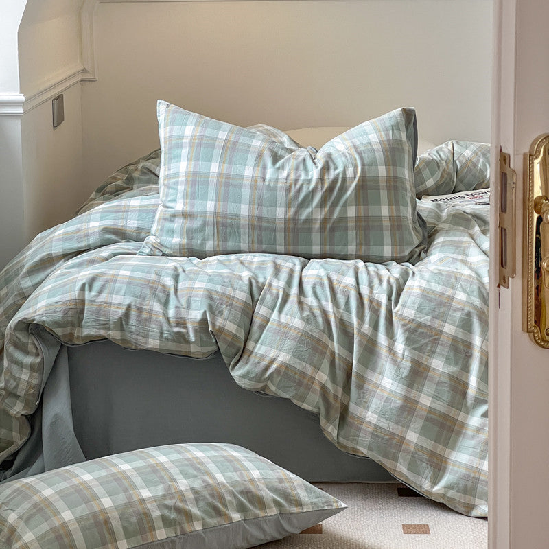 4-Piece Pure Cotton Bedding Set – Soft, Breathable, and Perfect for a Cozy Sleep - Cottonese.com