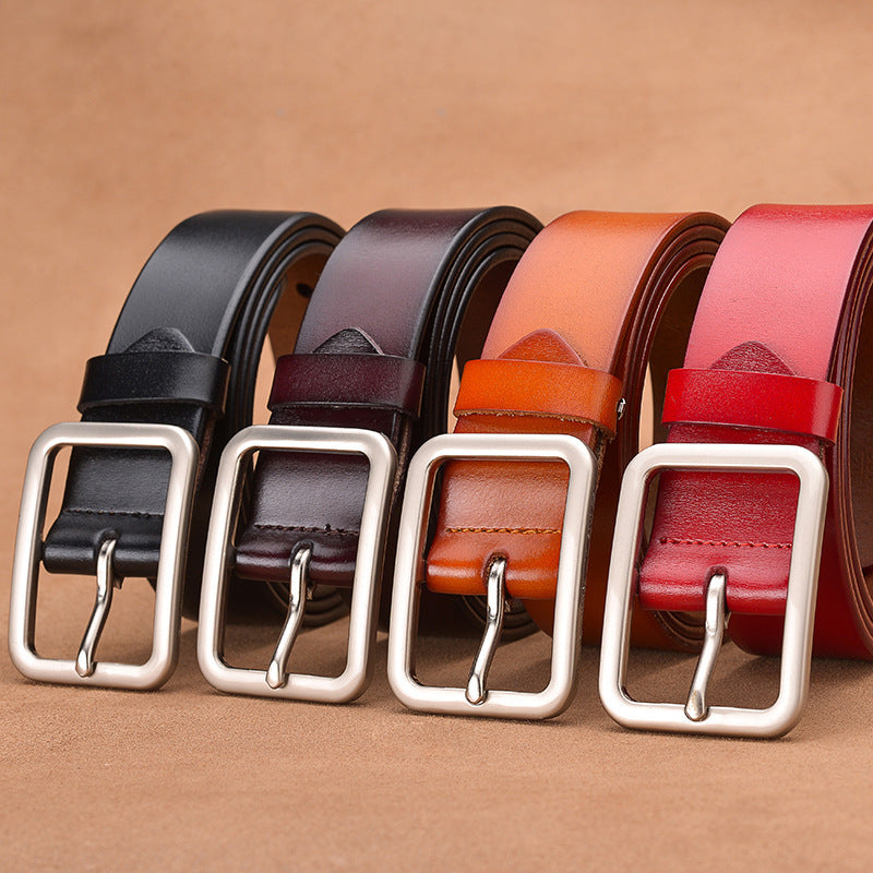 Leather Belt with Buckle – Timeless Style, Everyday Durability - Cottonese.com
