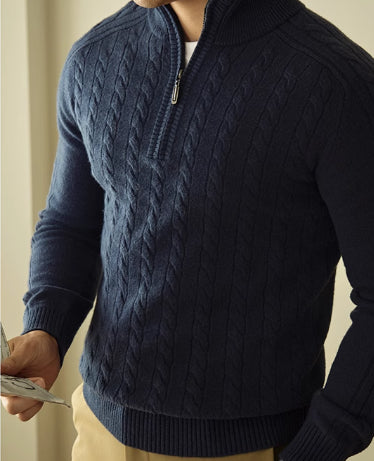 Pure Wool Twisted Sweater - Cottonese.com