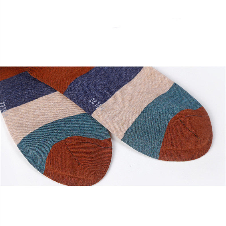 Cotton Colored Fashionable Casual Socks For Men - Cottonese.com