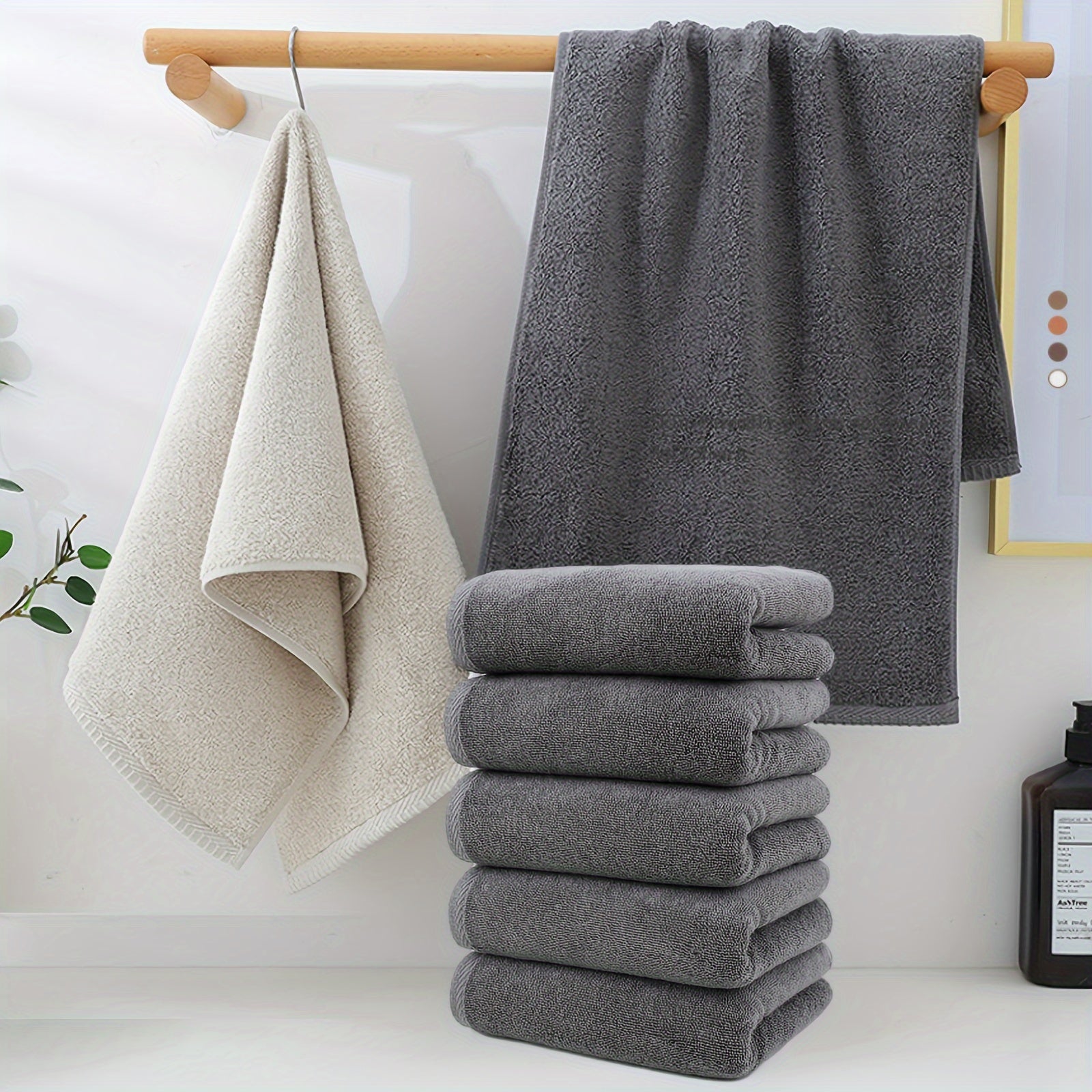 5-Piece 100% Cotton Bath Towel Set – Luxury, Absorbency, and Versatility - Cottonese.com