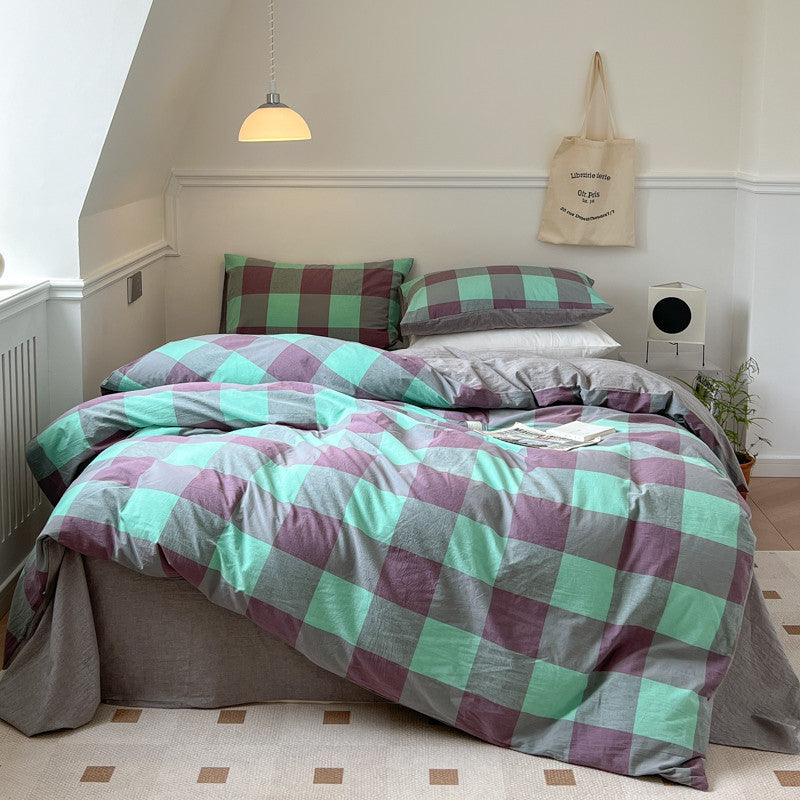 4-Piece Pure Cotton Bedding Set – Soft, Breathable, and Perfect for a Cozy Sleep - Cottonese.com