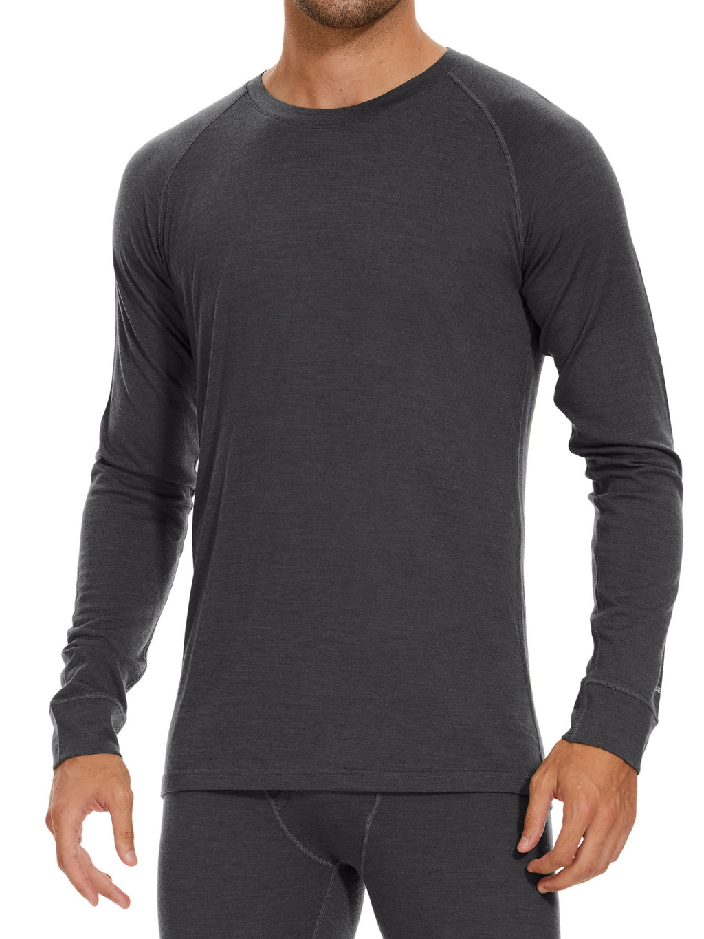 Men's 100% Merino Wool Base Layer Top – Lightweight, Warm, and Perfect for Winter Adventures - Cottonese.com