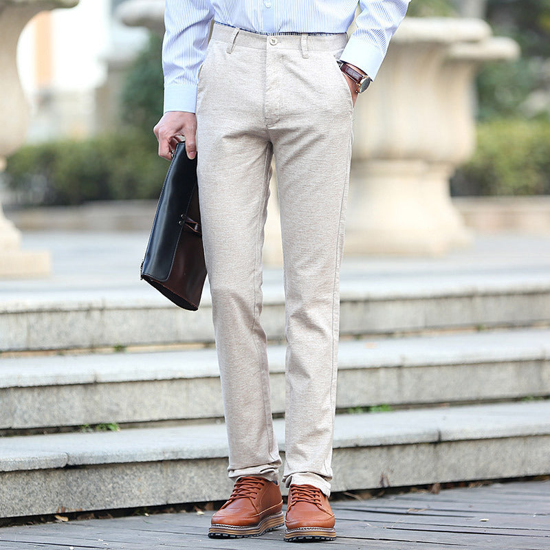 Men's Cotton Hemp Casual Pants – Natural Comfort, Timeless Style - Cottonese.com